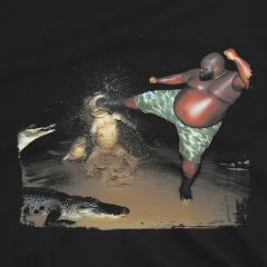 Grappig Alligator Trap Meme T-Shirt – Moeras Humor, Virale Gator Tee