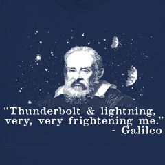 Thunderbolt and Lightning Galileo T-Shirt 100% Cotton Funny Rock Lyric
