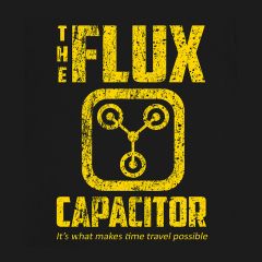 De Flux T-Shirt Terug Naar De Toekomst Geinspireerd Condensator Delorean Film