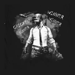 Winnaar Winnaar Kippen Diner Shirt, PUBG tee, Playerunknown's Battlegrounds T-Shirt