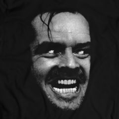 Hier is Johnny The Shining Film Jack Nicholson T-Shirt