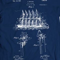 Bentzen Zeilschip 1927 T-Shirt 100% Katoen