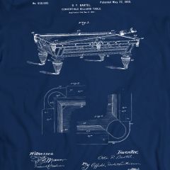 Brunswick Biljarttafel 1909 T-Shirt