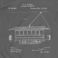 Edison Elektrische Locomotief 1893 T-Shirt