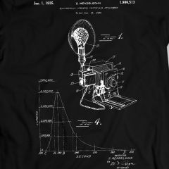 Mendelsohn Fotoflits 1935 T-Shirt Fotografie Camera Zaklamp