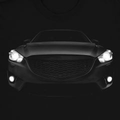 CX-5 SUV Headlights Crossover T-shirt 100% Cotton