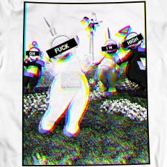 Teletubbies LSD Trip T-shirt Kunst Psychedelisch Zuur Tee