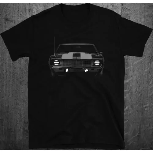 1969 American Muscle Racing Car Camaro chevy Z28 SS RS Evolution Current T Shirt oz Preshrunk Cotton, Comfort Fit Machine Washable Heren Tshirt Uw favoriete comfortabele tshirt Dit T-shirt is een geweldig cadeau voor mannen '69 SS396 1967 SS l78