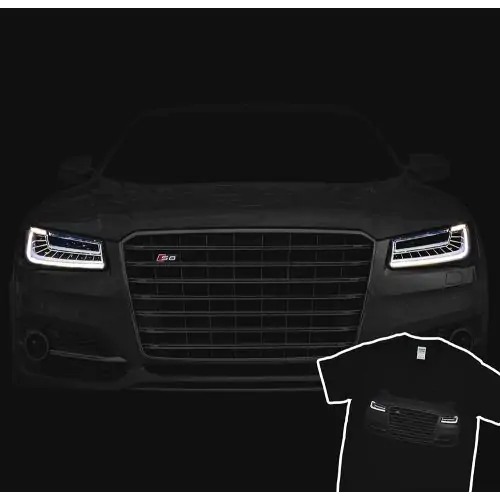 Laat je stijl los met ons Audi S8 RS8 Plus Quattro 2016 T-shirt. Het dynamische ontwerp vangt de essentie van hoogwaardige luxe prestaties. Gemaakt van premium 100% katoen, combineert dit shirt comfort met automobiele passie.