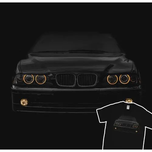 E39 T-Shirt T-Shirt Yellow Yellow Headlights Headlights Holiday