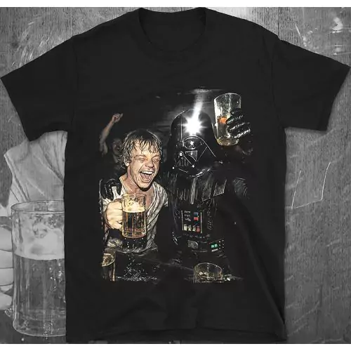 Darth Vader & Luke â Cheers From the Dark Side T-Shirt