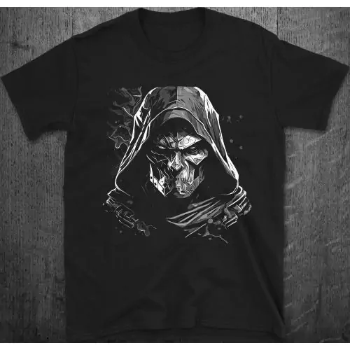 Doctor Doom – Marvel’s Iconische Schurk in Donkere Graphic T-shirt