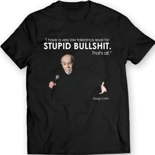 Lage Tolerantieniveau T-shirt George Carlin Komiek