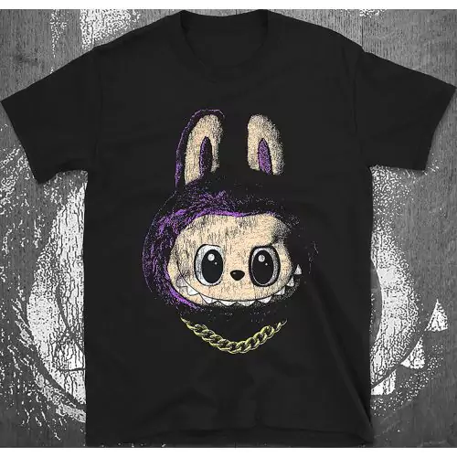Labubu T-Shirt – Streetwear Graphic T-Shirt met Bunny Ears