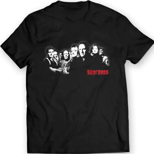 The Sopranos Tv Programma T-Shirt Geinspireerd HBO Film 100% Katoen