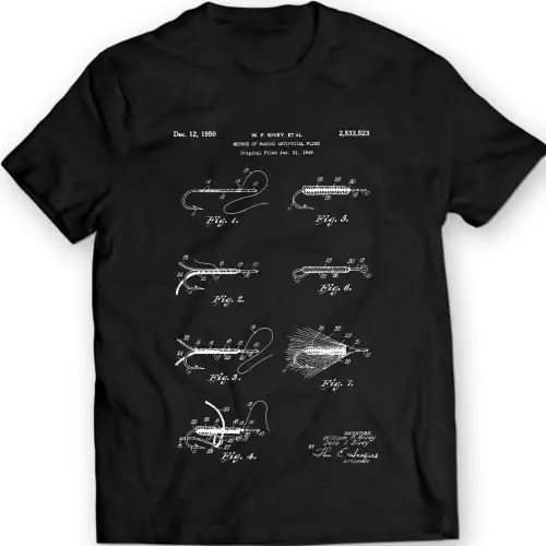 Duik in het klassieke vliegviserfgoed met ons gepatenteerde T-shirt uit 1950