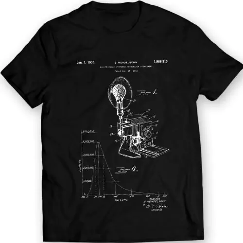 Momenten vastleggen: Mendelsohn Photoflash patent-T-shirt 1935