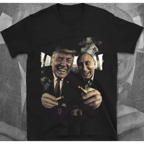 Trump & Putin â Political Party Smoke Break Tee